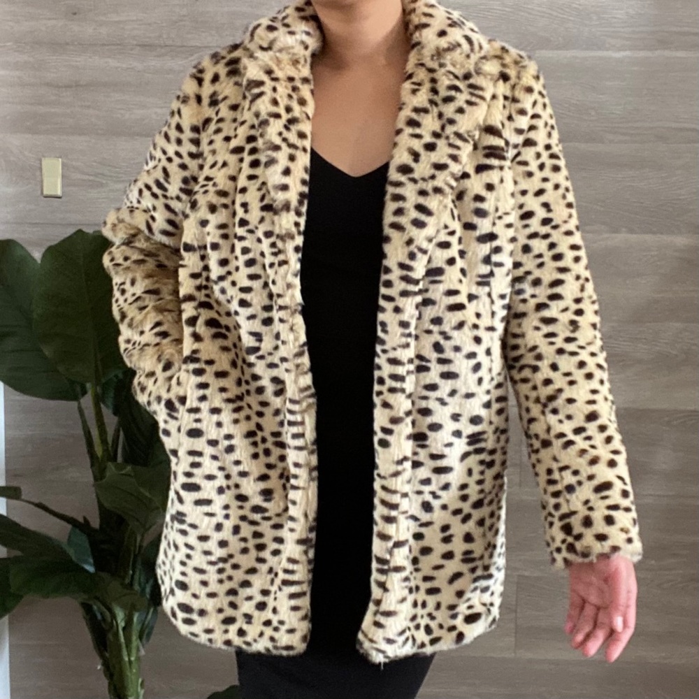 Cheetah Print Coat